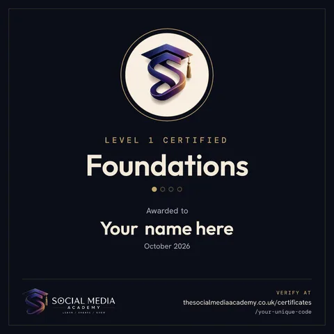 Level 1 Foundations badge