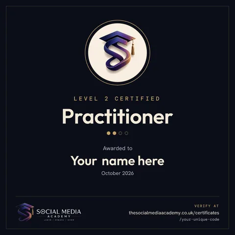 Level 2 Practitioner badge